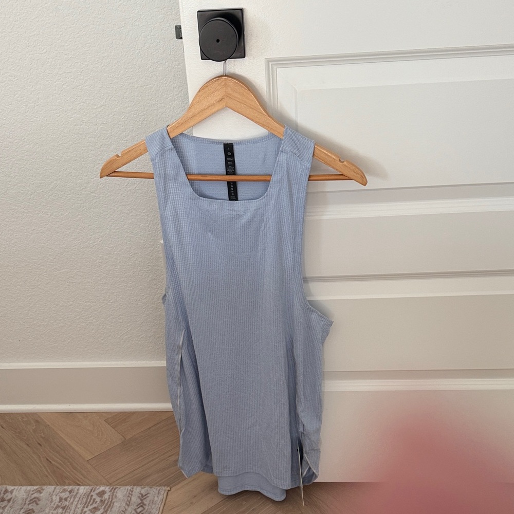 lululemon athletica Men's Light Blue Tank Top